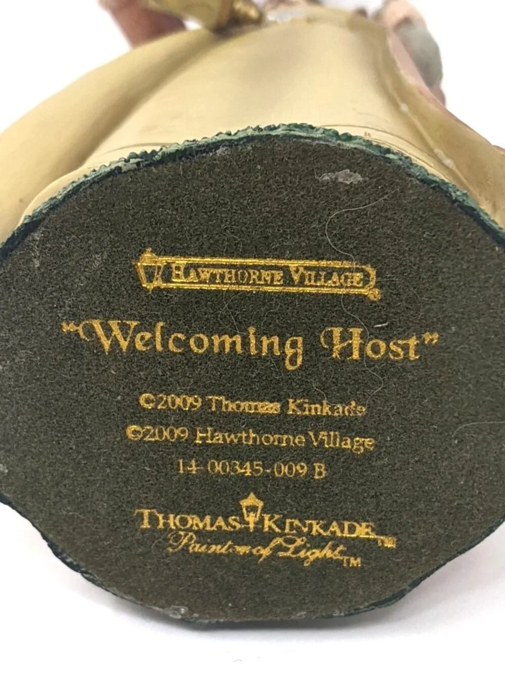 Thomas Kinkade Nativity Garland Figurine, Hawthorne Village Welcoming Host 2009